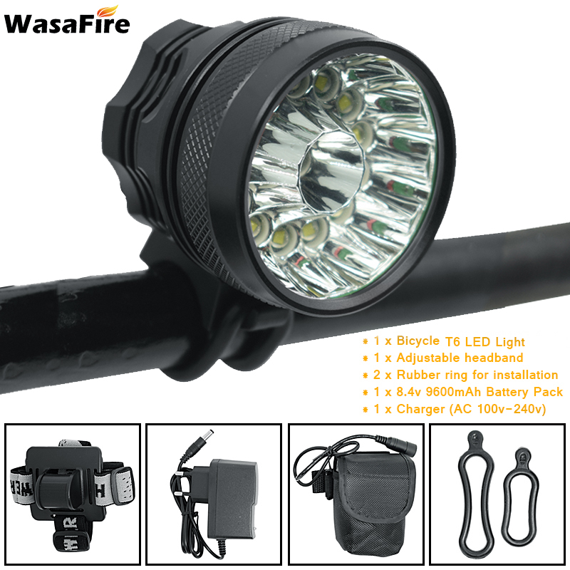 14*T6 LED Bicycle Front Light 20000 Lumens Bike Head Lmap Road Mountain Bike Light 3 Modes Cycling Headlight 18650 Lantern
14*T6 LED Bicycle Front Light 20000 Lumens Bike Head Lmap Road Mountain Bike Light 3 Modes Cycling Headlight 18650 Lantern