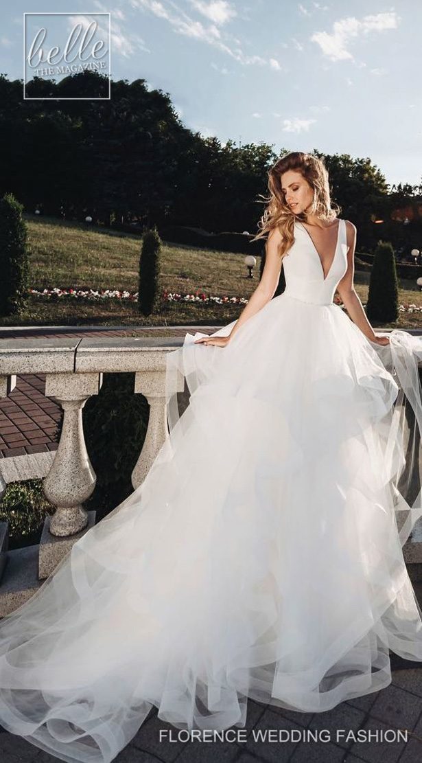 bohemian florence wedding dresses v neck beading ruffles tiered skirts long bridal gowns plus size beach robe de marie