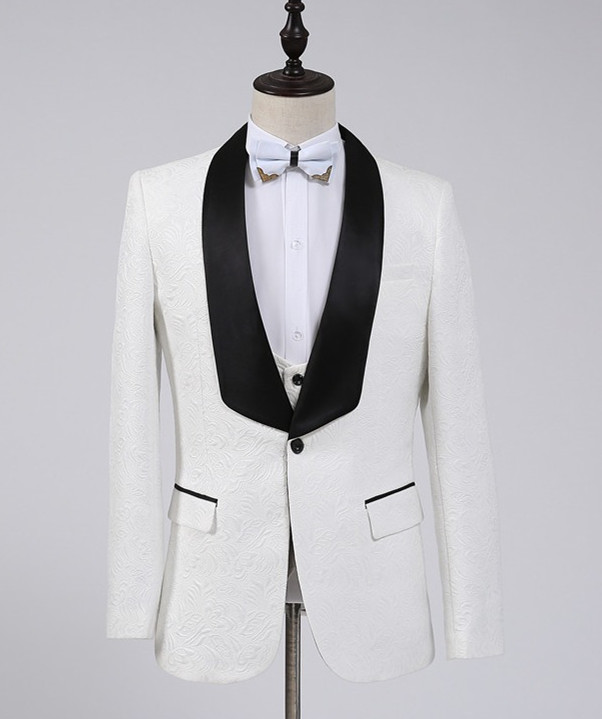 New Arrival One Button Groomsmen Shawl Lapel Groom Tuxedos Men Suits Wedding/Prom Best Man Blazer ( Jacket+Pants+Vest+Tie) A276, Same as image
New Arrival One Button Groomsmen Shawl Lapel Groom Tuxedos Men Suits Wedding/Prom Best Man Blazer ( Jacket+Pants+Vest+Tie) A276, Same as image