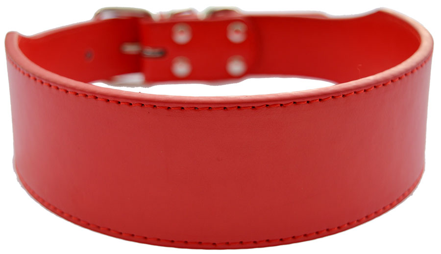 Large Pet Dog Collar 2 Inch Wide Pu Leather Collar White Black Red Pink Gold Color Medium Size Pet Products Adjustable XXL