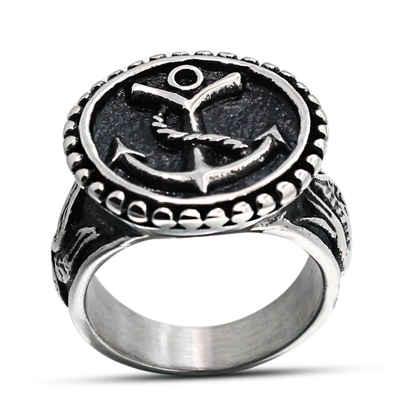 Domineering Anchor Ring for Men Stainless Steel Vintage Finger Ring For Men Boy Biker Rock Ring Fashion Jewelry
Domineering Anchor Ring for Men Stainless Steel Vintage Finger Ring For Men Boy Biker Rock Ring Fashion Jewelry