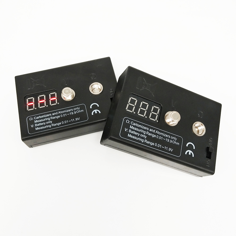 510 Thread Cartomizer Resistance Tester Vape Pen Battery Voltage Tester Portable Testing Machine For 510 Cartomizer Vape Pen
510 Thread Cartomizer Resistance Tester Vape Pen Battery Voltage Tester Portable Testing Machine For 510 Cartomizer Vape Pen