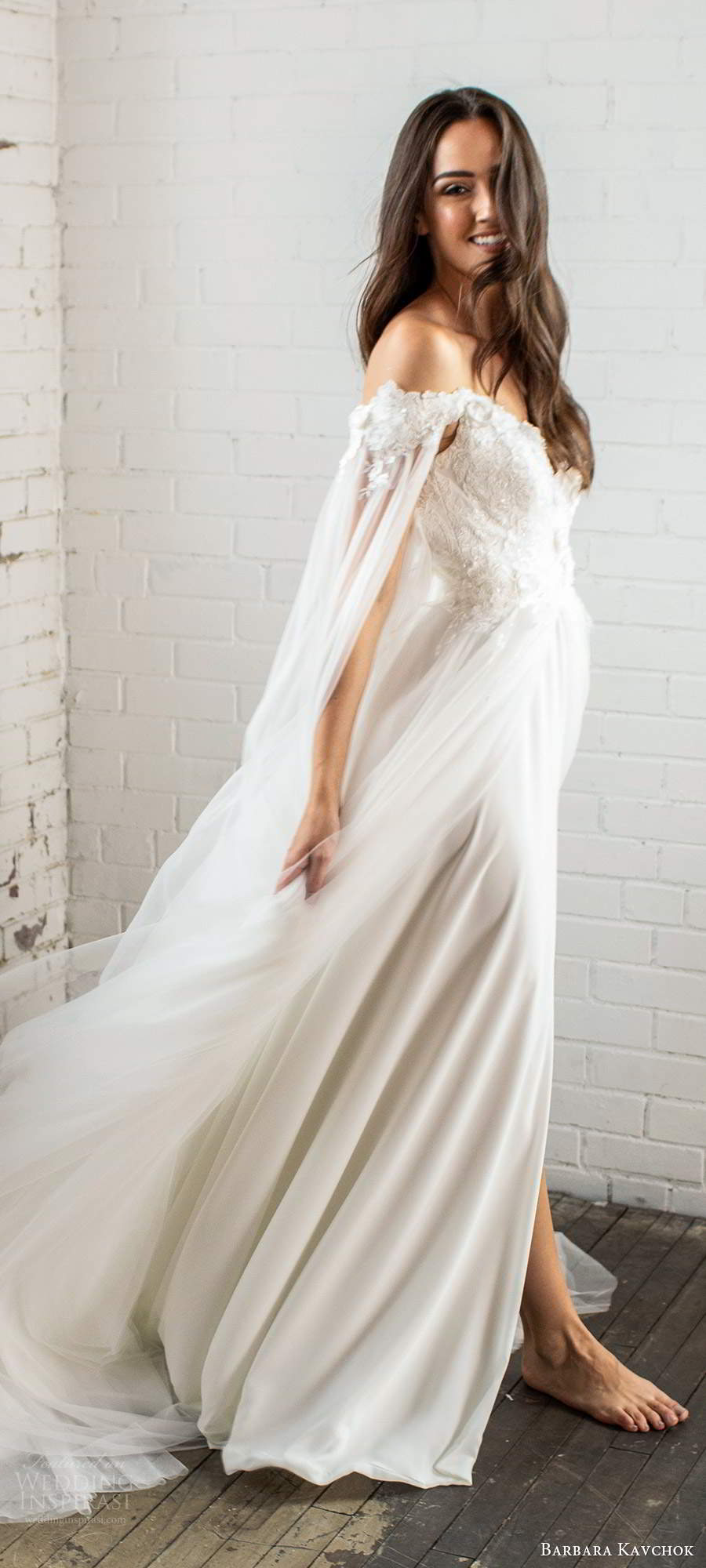 new wedding dresses with wraps sexy off shoulder short sleeve bridal gowns 3d floral appliques backless wedding dress robes de marie