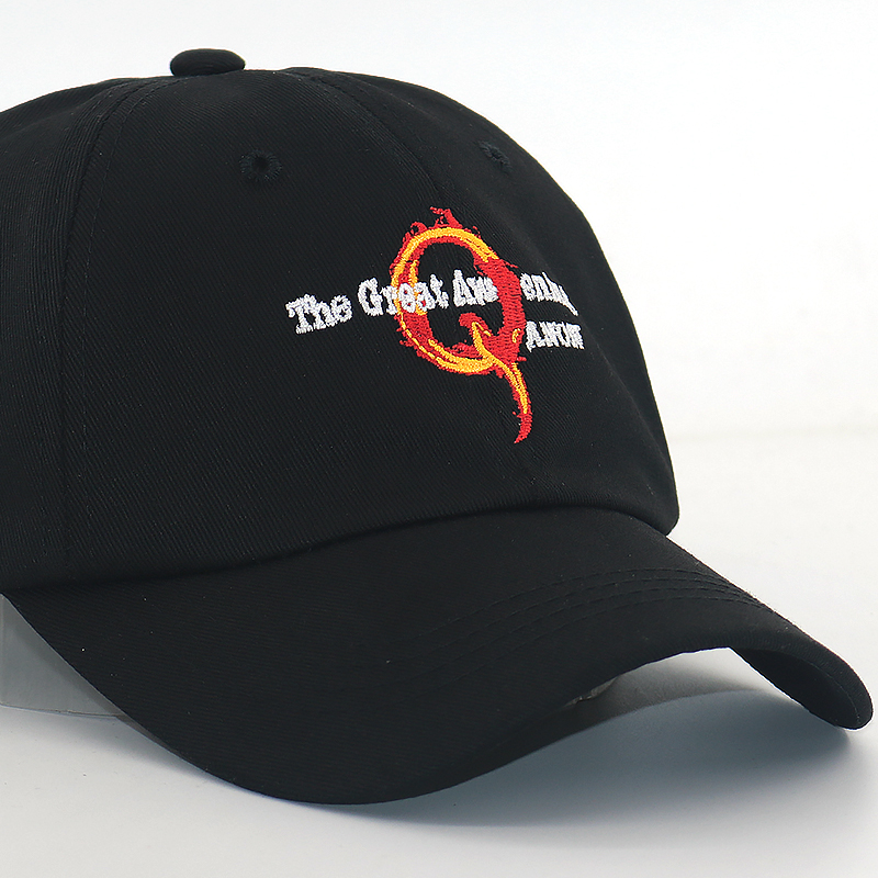 New Q cap embroidery fire Q US great awaking baseball caps cotton adjustable snapback hat women men curved casual sun hats