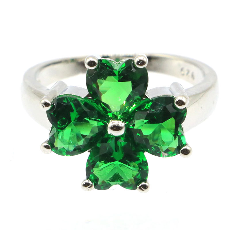 Cluster Rings 13x13mm Pretty Created Green Emerald Gift For Woman's Jewelry Making Silver
Cluster Rings 13x13mm Pretty Created Green Emerald Gift For Woman's Jewelry Making Silver