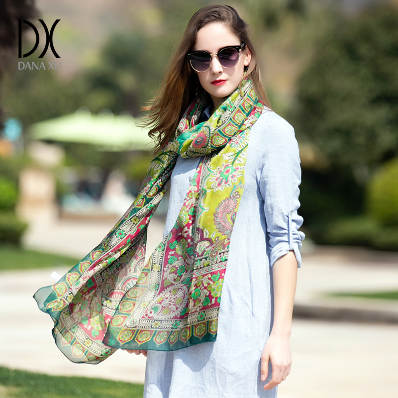 Shawls 100% Silk Women Scarf Wrap Fashion Design Long Shawl Cape Chiffon Tippet Muffler Scarves Mask Hijab Face Shield
Shawls 100% Silk Women Scarf Wrap Fashion Design Long Shawl Cape Chiffon Tippet Muffler Scarves Mask Hijab Face Shield