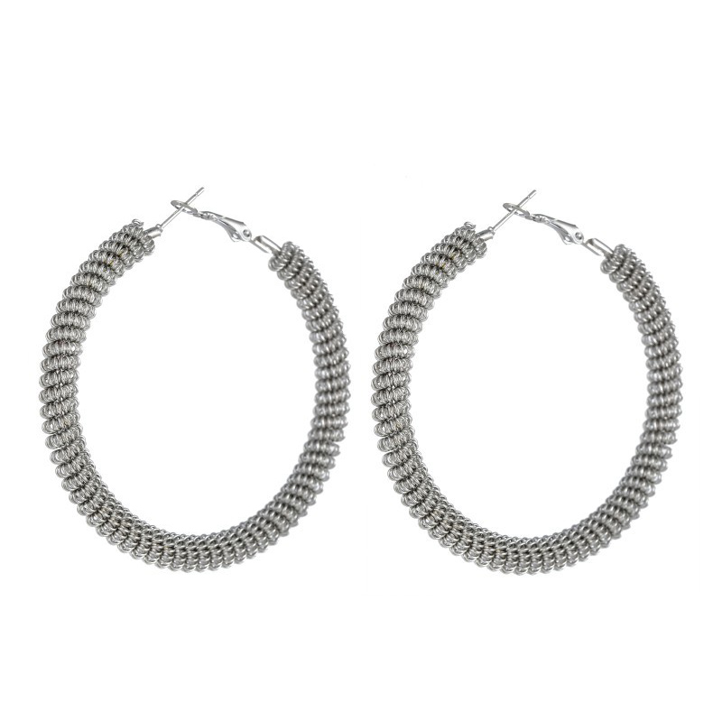 Charm Fashion Exaggerated Spiral Hoop Earrings Female Simple Gold Color Personality For Women Party Jewelry Arete
Charm Fashion Exaggerated Spiral Hoop Earrings Female Simple Gold Color Personality For Women Party Jewelry Arete