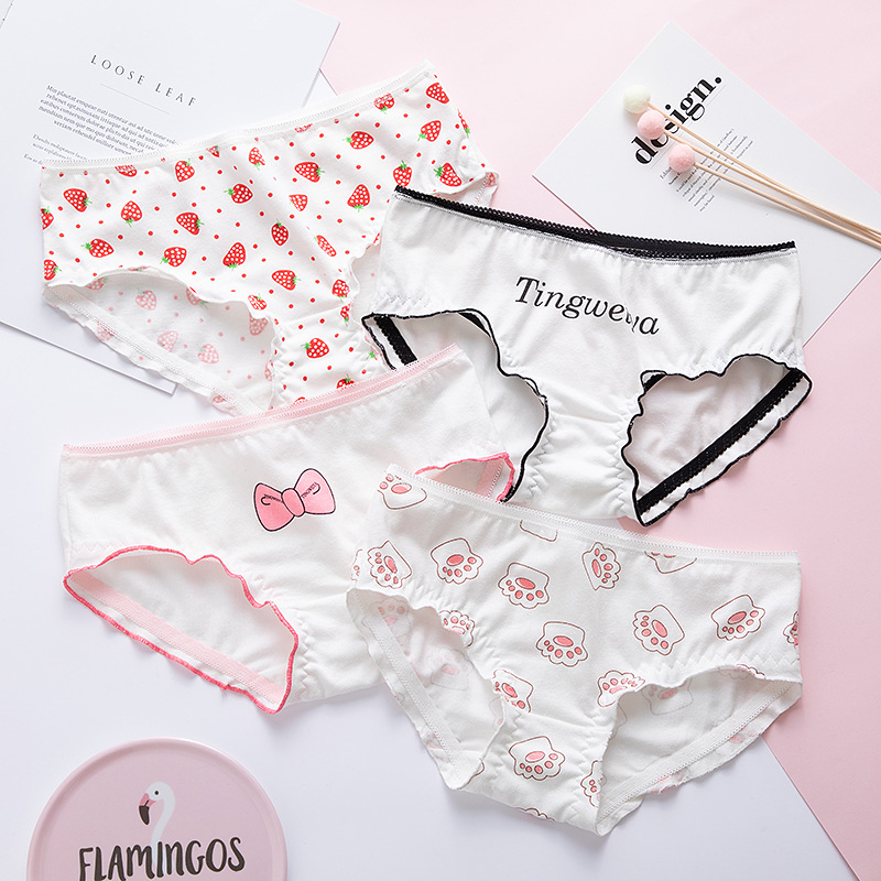 Panties for women cotton girl briefs ladies casual underwear female sexy lingerie women kwaii underpants intimates panty, Tingweiya
Panties for women cotton girl briefs ladies casual underwear female sexy lingerie women kwaii underpants intimates panty, Tingweiya