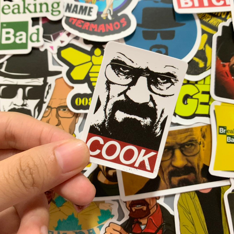Classic American Drama Characters Cool Stickers For Laptop Car Luggage Bike Motorcycle PVC Waterproof Decal Sticker