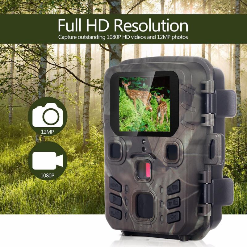 2020 Mini Trail Camera Hunting Game 12MP 1080P Outdoor Wildlife Scouting Hunting Camera With PIR Sensor 0.45s Fast Trigger
2020 Mini Trail Camera Hunting Game 12MP 1080P Outdoor Wildlife Scouting Hunting Camera With PIR Sensor 0.45s Fast Trigger