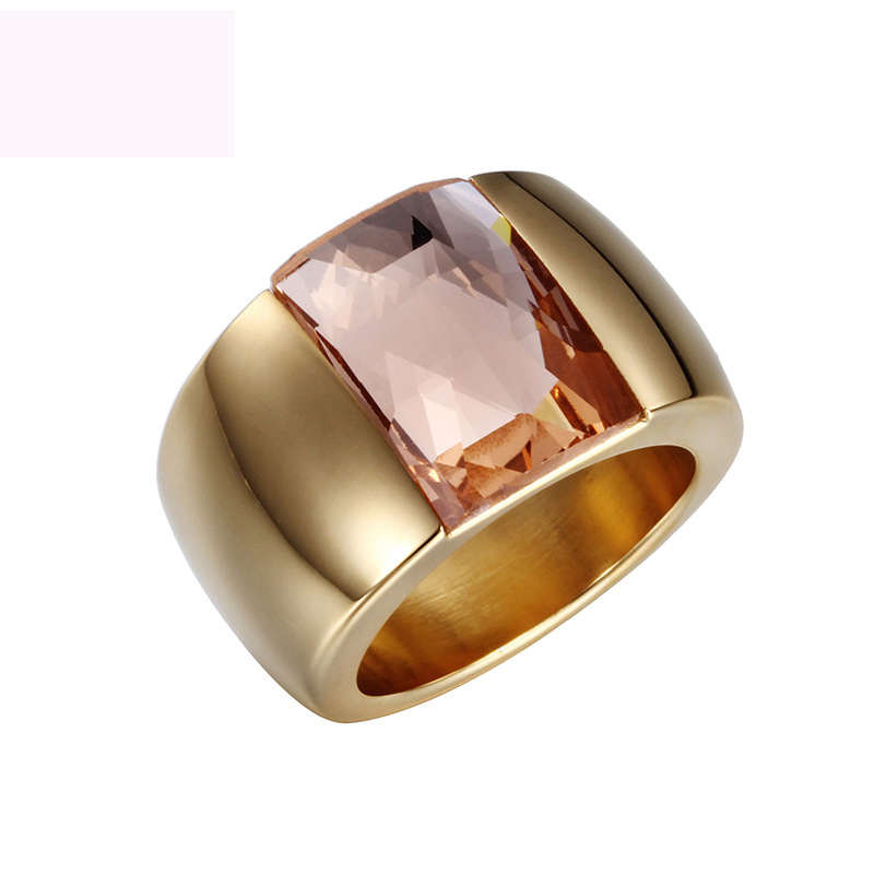 Luxury Titanium Steel Rings Multicolor Crystal Jewel Fashion Jewelry Ring For Women Anniversary Wedding Engagement Party Gifts, Silver
Luxury Titanium Steel Rings Multicolor Crystal Jewel Fashion Jewelry Ring For Women Anniversary Wedding Engagement Party Gifts, Silver