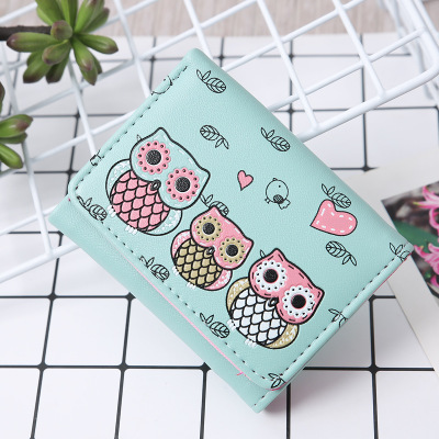Cute Owl Women Short Wallets PU Leather Fashion Purse Ladies Card Bags For Women Clutches Purse Money Clip Wallets, As picture
Cute Owl Women Short Wallets PU Leather Fashion Purse Ladies Card Bags For Women Clutches Purse Money Clip Wallets, As picture