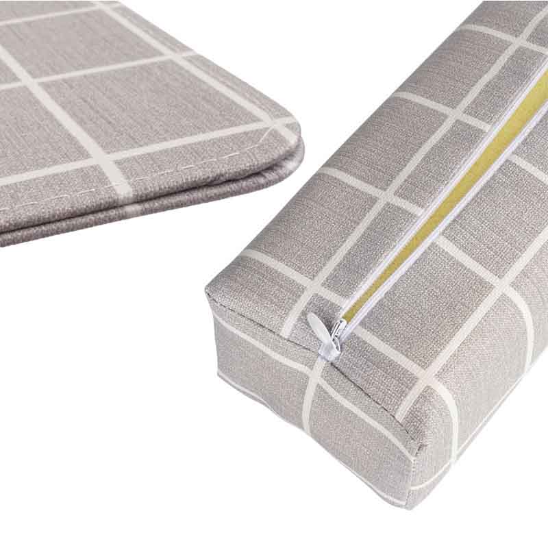 5 Color Professional Nail Pillow Cushion Holder grid Design Soft PU Leather Hand Arm Rest Set Nail Art Salon Manicure Tool
