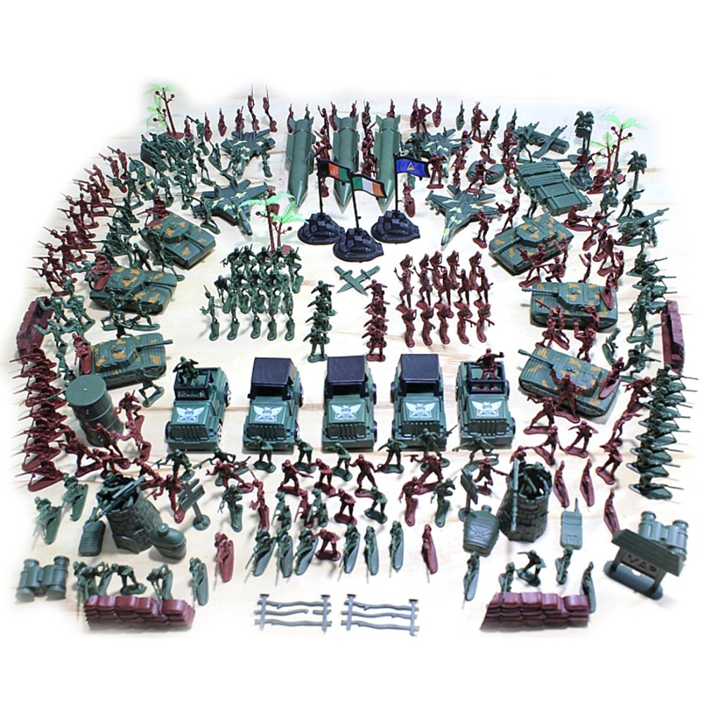 301Pcs 5cm Plastic Soldier Model World War II Soldier Military Toy Set for Children Y200421, Multicolor
301Pcs 5cm Plastic Soldier Model World War II Soldier Military Toy Set for Children Y200421, Multicolor
