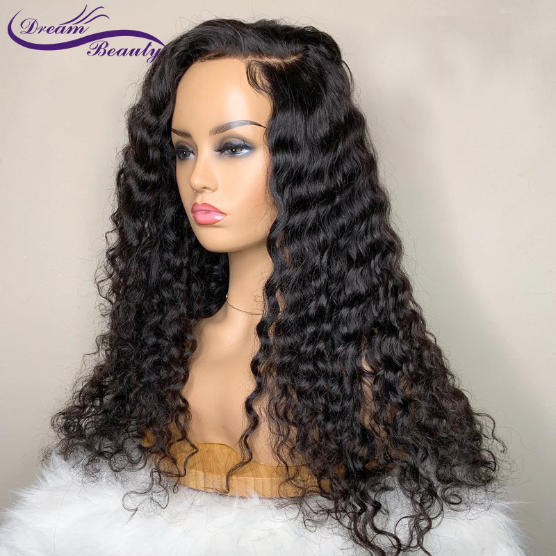 180density full kinky Curly synthetic Wig Lace Front natural Hair Wigs For Black Women black/brown/blonde /red 13*4 Glueless Lace Wigs
