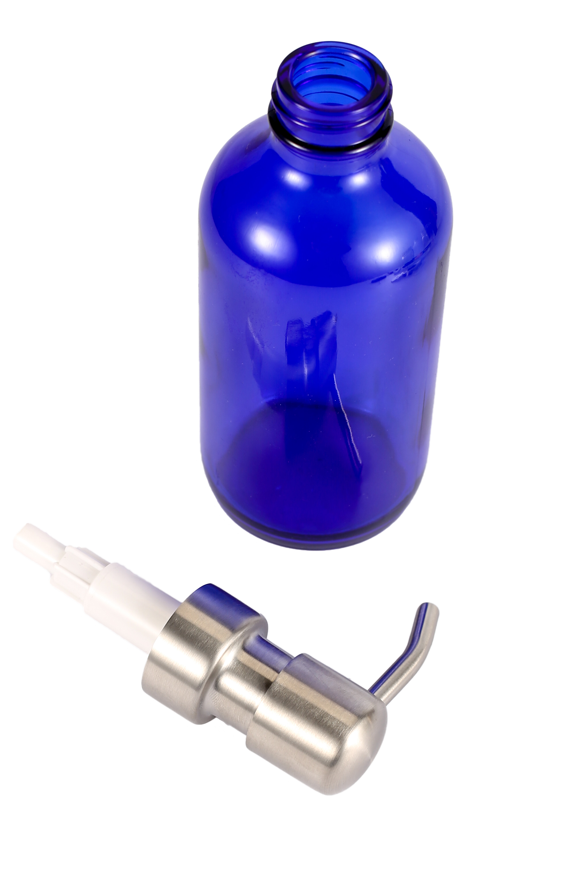 28/400 Rustproof Stainless Steel Hand Soap Dispenser Pump Tops Counter top Lotion Dispenser for Regular Plastic Glass Bottles