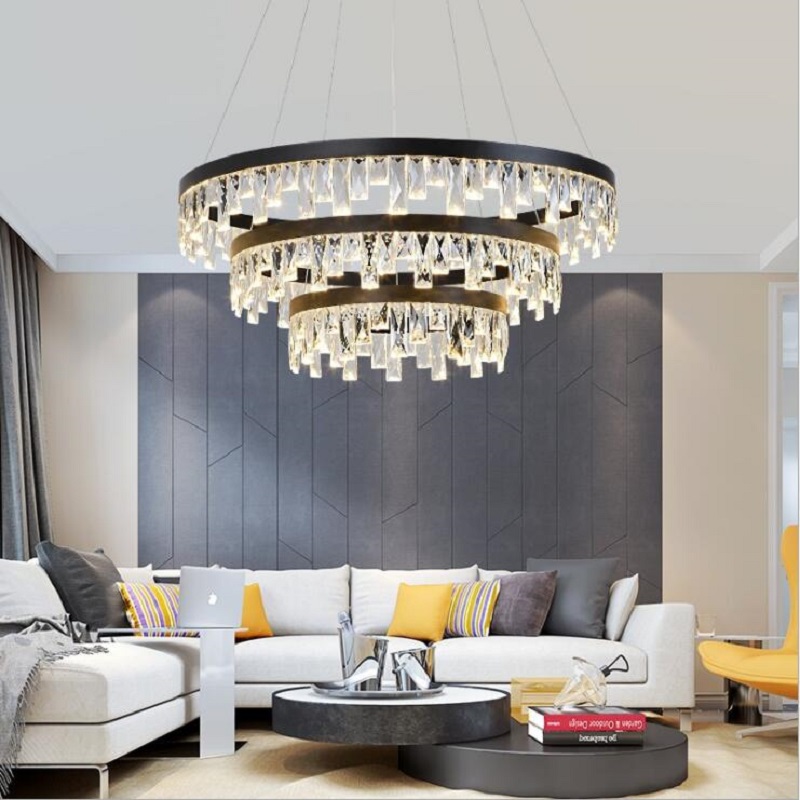Modern round LED 3 Layers Crystal Chandeliers for Living Room Large lustre de cristal chandelier Foyer for dining room bedroom
Modern round LED 3 Layers Crystal Chandeliers for Living Room Large lustre de cristal chandelier Foyer for dining room bedroom