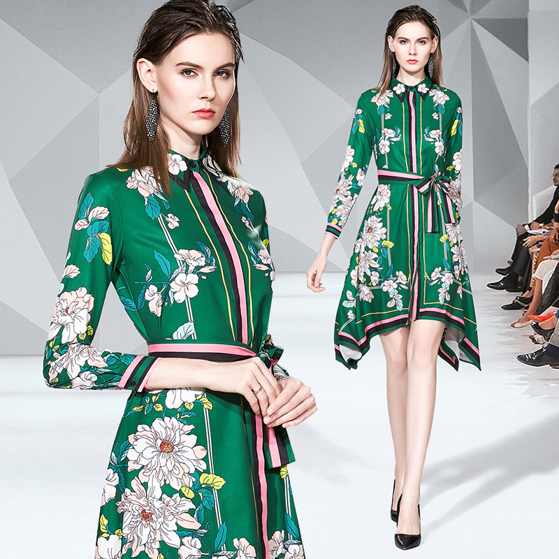 Luxury Spring Fall Runway Printed Asymmetrical Dress Women's Long Sleeve Shirt Dress Office Lady Business Elegant Slim Party Prom Dresses, Black;gray
Luxury Spring Fall Runway Printed Asymmetrical Dress Women's Long Sleeve Shirt Dress Office Lady Business Elegant Slim Party Prom Dresses, Black;gray