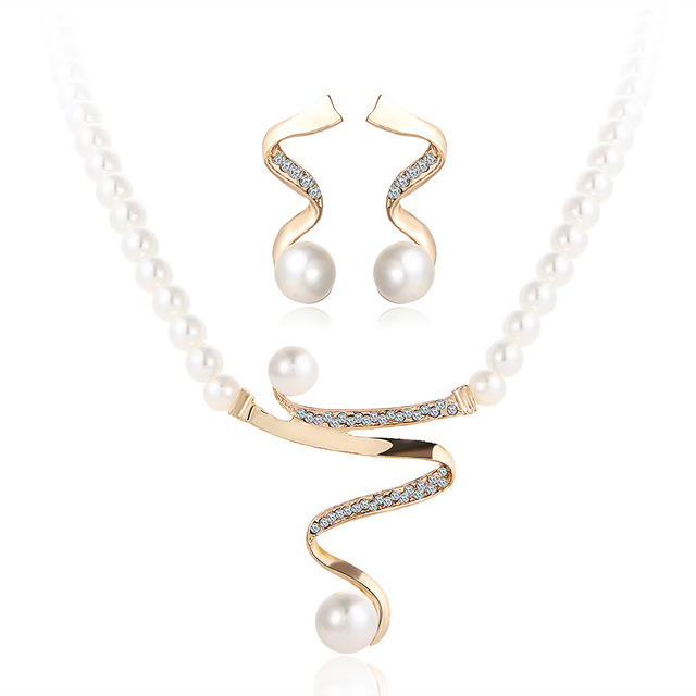 Pearls Jewelry Sets Necklace Earrings Baroque Pearl Sets For Women Christmas Gift Party Jewelry Wedding Jewlery Set, Silver
Pearls Jewelry Sets Necklace Earrings Baroque Pearl Sets For Women Christmas Gift Party Jewelry Wedding Jewlery Set, Silver