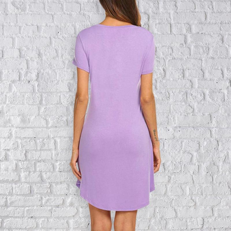 Cute Cartoon Print Round Collar Women Cotton Basic Dresses Pullovers Daily Home Sleepwear Summer Homewear Nightgowns, Purple
Cute Cartoon Print Round Collar Women Cotton Basic Dresses Pullovers Daily Home Sleepwear Summer Homewear Nightgowns, Purple