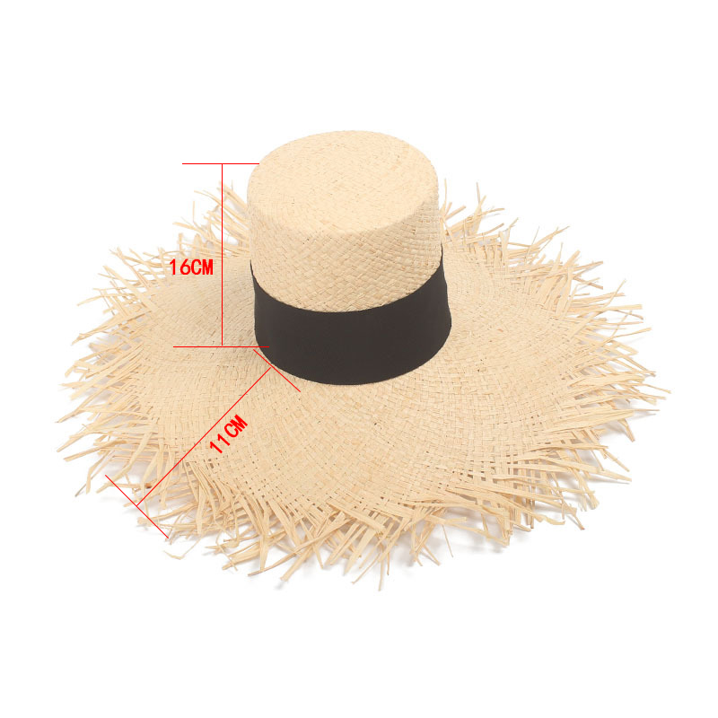 Fashion-straw hat Fedoras sombrero mujer Panama high top hat beach vintage cylinder fashionable brimmed visor