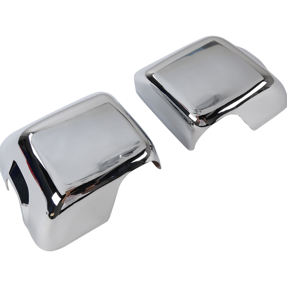 Car Rearview Mirror Decoration Cover Exterior Accessories for Jeep Wrangler JL Chrome