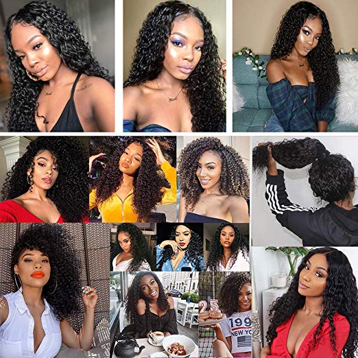 HD Transparent Lace Front Wigs Human Hair Invisible 13X4 Deep Wave Pre plucked for Women Glueless Brazilian Curly 150% Density