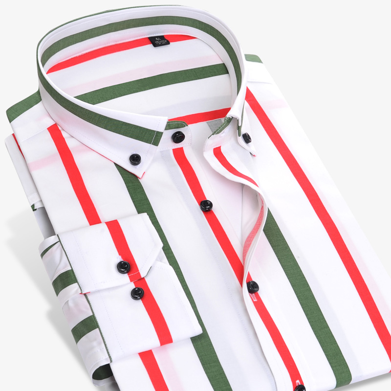 Men' Casual Button Down Striped Shirts High Quality Long Sleeve Slim Fit Male Dress Shirts Pocketless, Czcfb526947
Men' Casual Button Down Striped Shirts High Quality Long Sleeve Slim Fit Male Dress Shirts Pocketless, Czcfb526947
