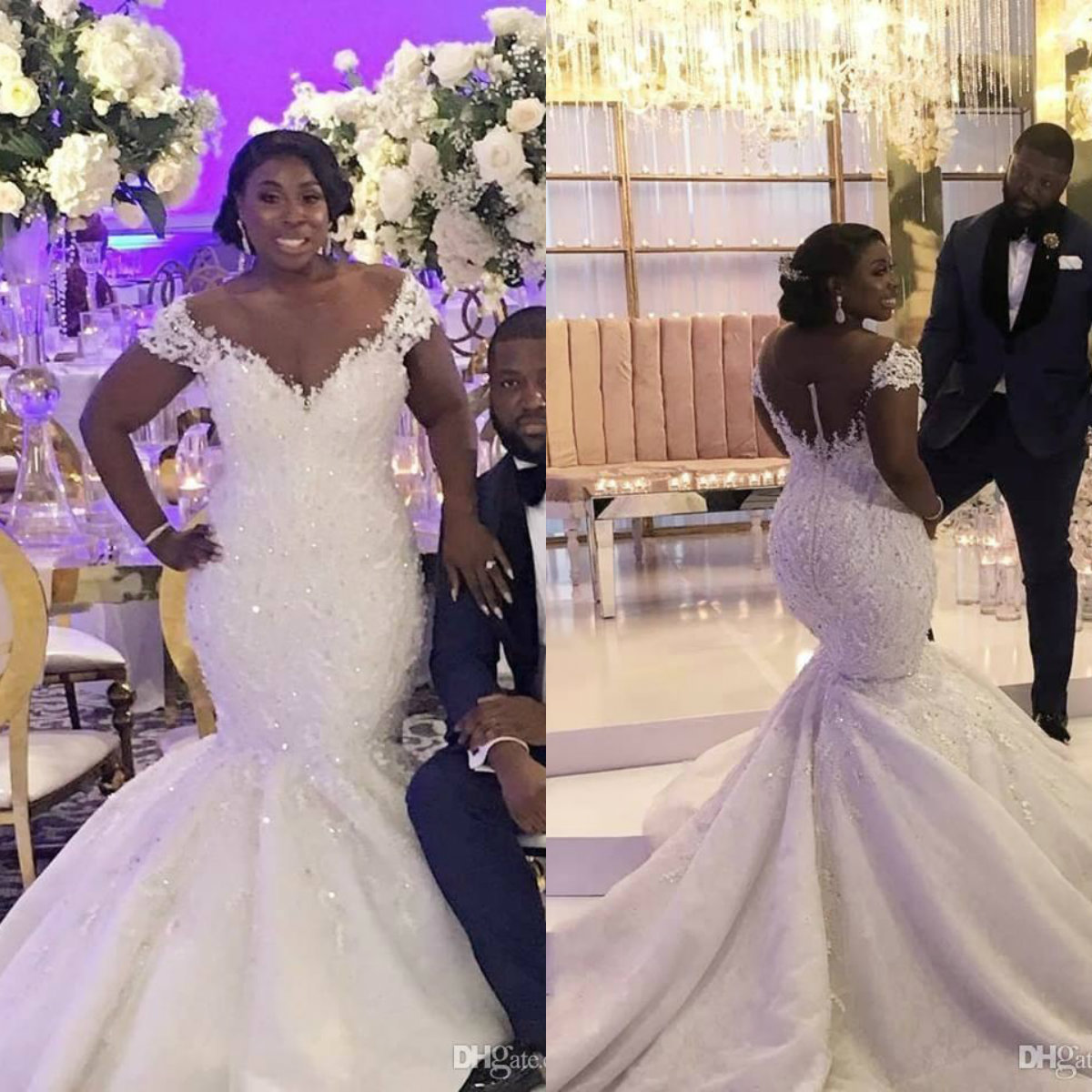 South African Mermaid Wedding Dresses 2020 Beads Sequins Lace Appliques Beads Country Bridal Gown Plus Size Nigerian Vestido de Novia, Orange
South African Mermaid Wedding Dresses 2020 Beads Sequins Lace Appliques Beads Country Bridal Gown Plus Size Nigerian Vestido de Novia, Orange