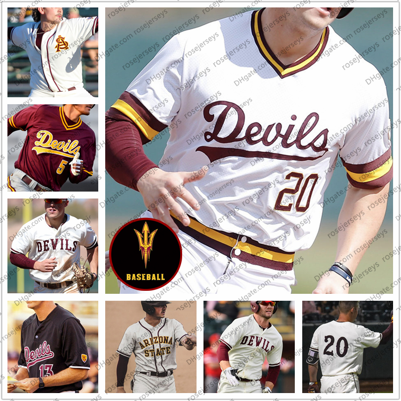 Arizona State Sun Devils 2020 Baseball #6 Drew Swift 9 Sam Ferri 14 Gage Workman 46 Nathan Baez Men Youth Kid Jersey 4XL, White button-state
Arizona State Sun Devils 2020 Baseball #6 Drew Swift 9 Sam Ferri 14 Gage Workman 46 Nathan Baez Men Youth Kid Jersey 4XL, White button-state