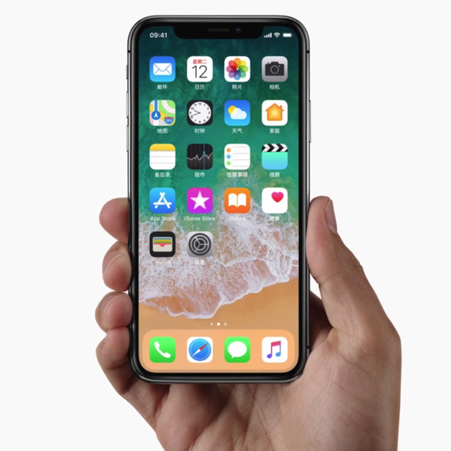 Refurbished Original Apple iPhone X Face ID 5.8" Touchscreen 3GB RAM iOS A11 Dual 12MP Cameras 4G LTE Unlocked iphonex Black White