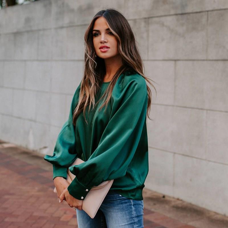 Puff Sleeve O Neck Party Satin Blouse Casual Women Autumn Winter Elegant Office Long Sleeve Silk Blouse Shirt Ladies Tops, Green
Puff Sleeve O Neck Party Satin Blouse Casual Women Autumn Winter Elegant Office Long Sleeve Silk Blouse Shirt Ladies Tops, Green