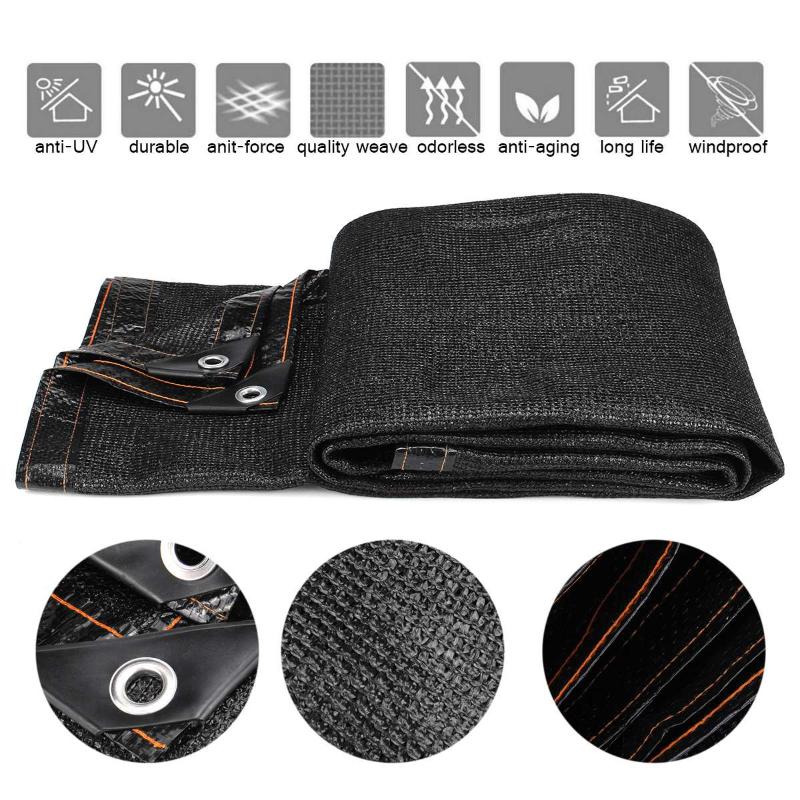 Black Sun Shelter Mesh HDPE Shade Net with hang hole for Camping Garden Greenhouse Car Roof Shade Cover Awning
Black Sun Shelter Mesh HDPE Shade Net with hang hole for Camping Garden Greenhouse Car Roof Shade Cover Awning