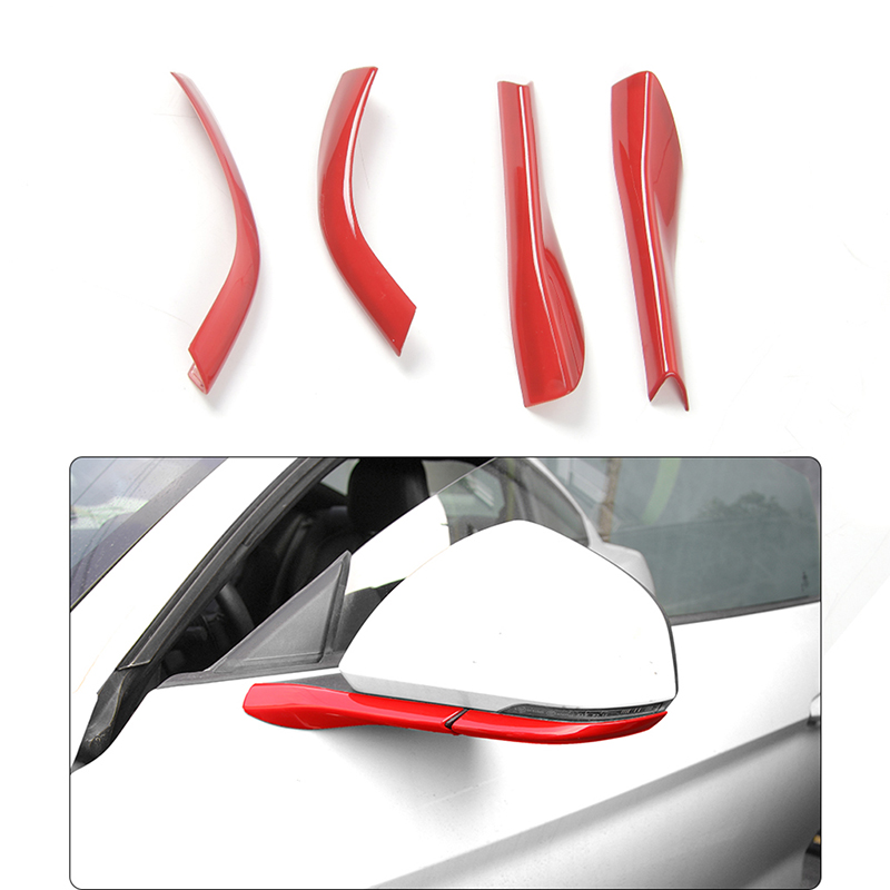 ABS Car Rearview Mirror Pedestal Trim Accessories for Ford Mustang