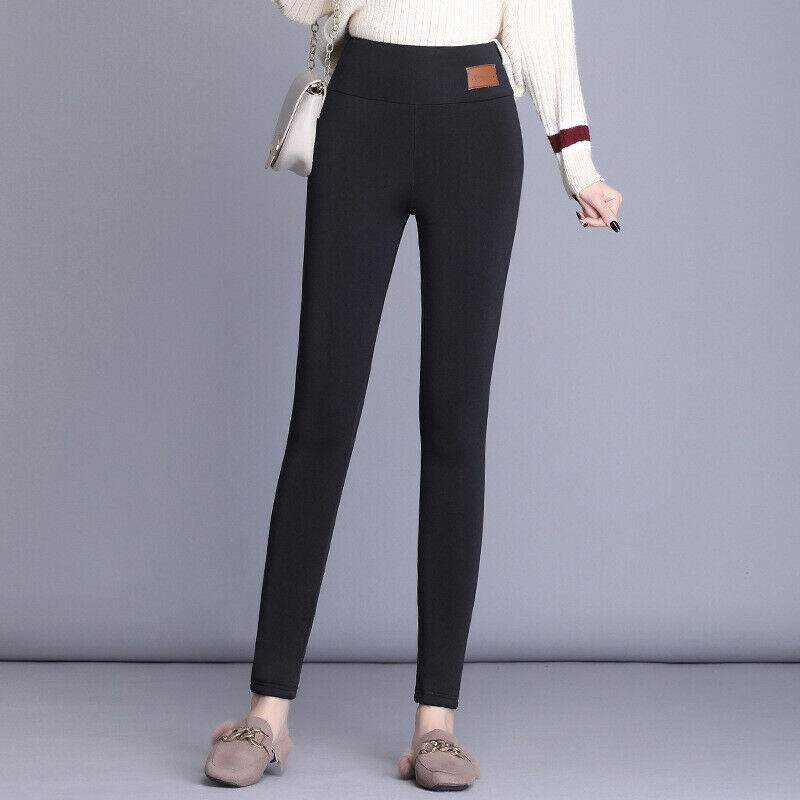 Lady Women Skinny Stretchy Winter Thick Warm Leggings Fleece Lined Thermal Skinny High Waist Pants, Black
Lady Women Skinny Stretchy Winter Thick Warm Leggings Fleece Lined Thermal Skinny High Waist Pants, Black