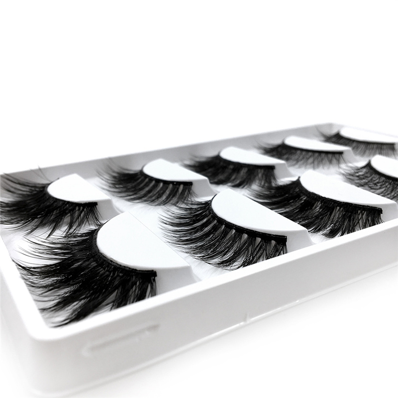 5 Pairs Lashes 3D Mink Hair False Eyelashes Natural Long Thick Eye Lashes Wispy Fluppy Makeup Beauty Eyelash Extension Tools