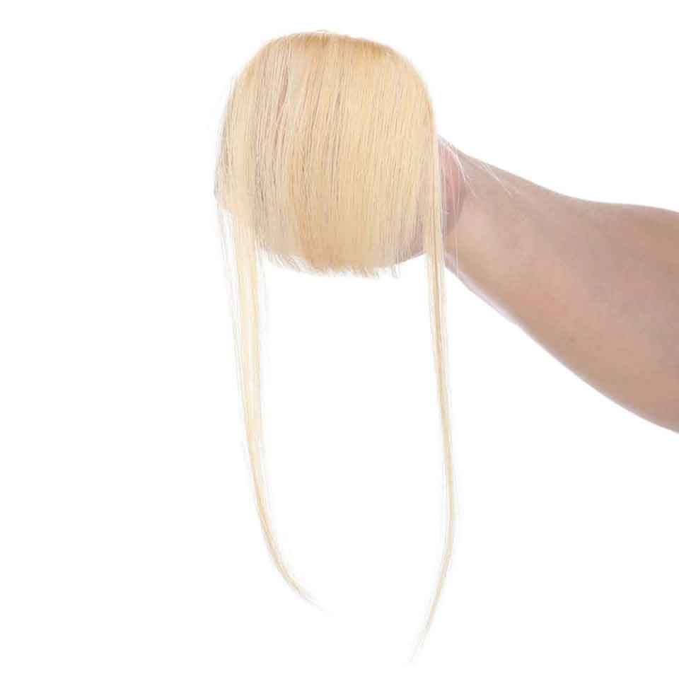 Human Hair Bangs longlived Fringe Hair Bangs Natural Black Clip in Air Bangs With Temple For Women