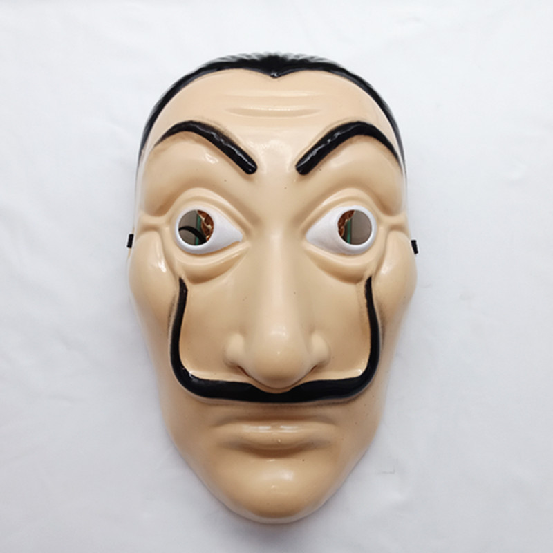 La Casa De Papel Full Face Mask plastic Salvador Dali Costume Movie Mask For Realistic Halloween
La Casa De Papel Full Face Mask plastic Salvador Dali Costume Movie Mask For Realistic Halloween