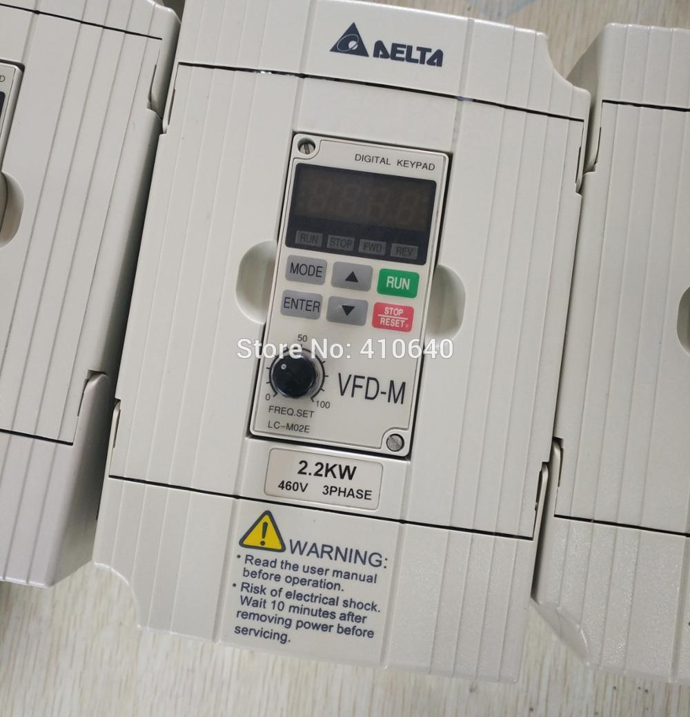 Delta Inverter 2.2 KW VFD022M43B 3 Phase 380V to 460V Rated 5 A Brand New 2200 W VFD Series Variable Speed AC Motor Drive
Delta Inverter 2.2 KW VFD022M43B 3 Phase 380V to 460V Rated 5 A Brand New 2200 W VFD Series Variable Speed AC Motor Drive