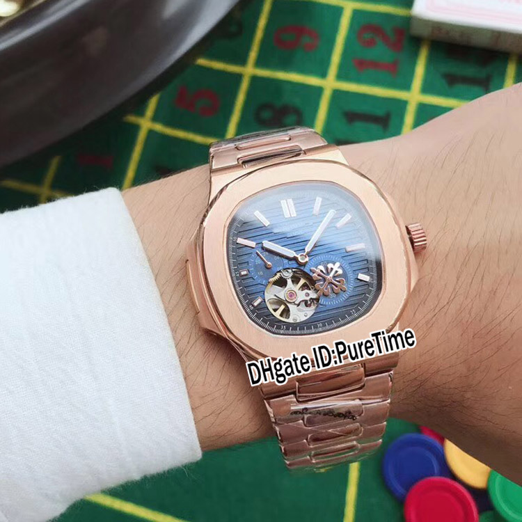 Classic 5712 Miyota 82S7 Automatic Tourbillon Mens Watch Rose Gold Blue Texture Dial Stainless Steel Bracelet Watches 9 Styles Puretime PB314c3, B314-b (2)
Classic 5712 Miyota 82S7 Automatic Tourbillon Mens Watch Rose Gold Blue Texture Dial Stainless Steel Bracelet Watches 9 Styles Puretime PB314c3, B314-b (2)