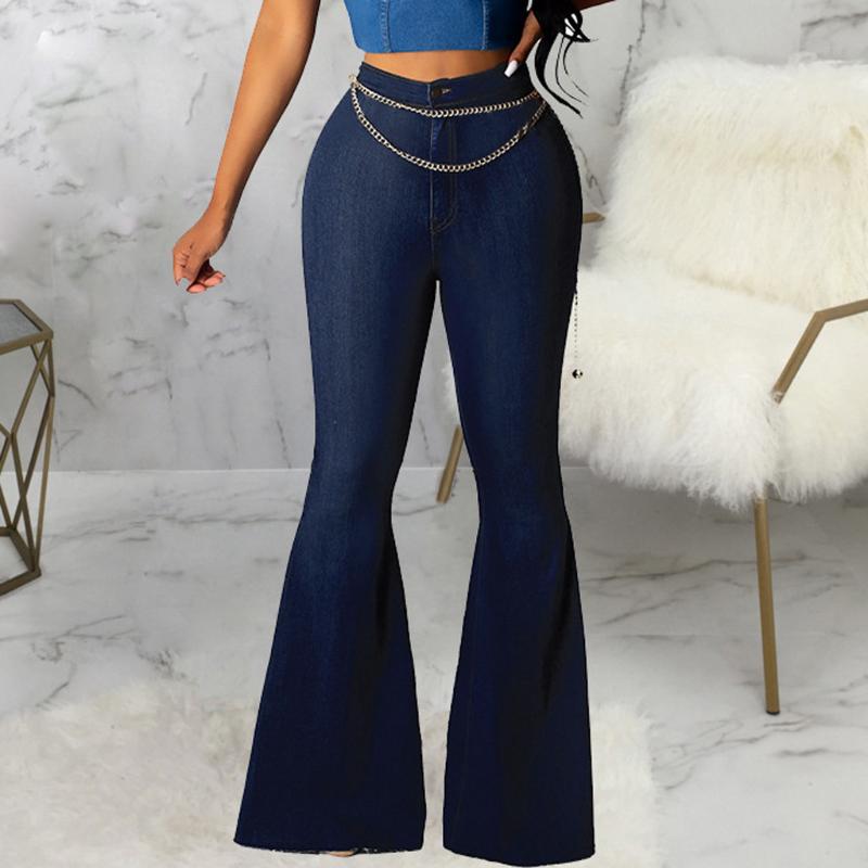 Skinny High Waist Denim Women Flare Pants Street Style Blue Sexy Vintage Ladies Flared Trousers Fall #C
Skinny High Waist Denim Women Flare Pants Street Style Blue Sexy Vintage Ladies Flared Trousers Fall #C