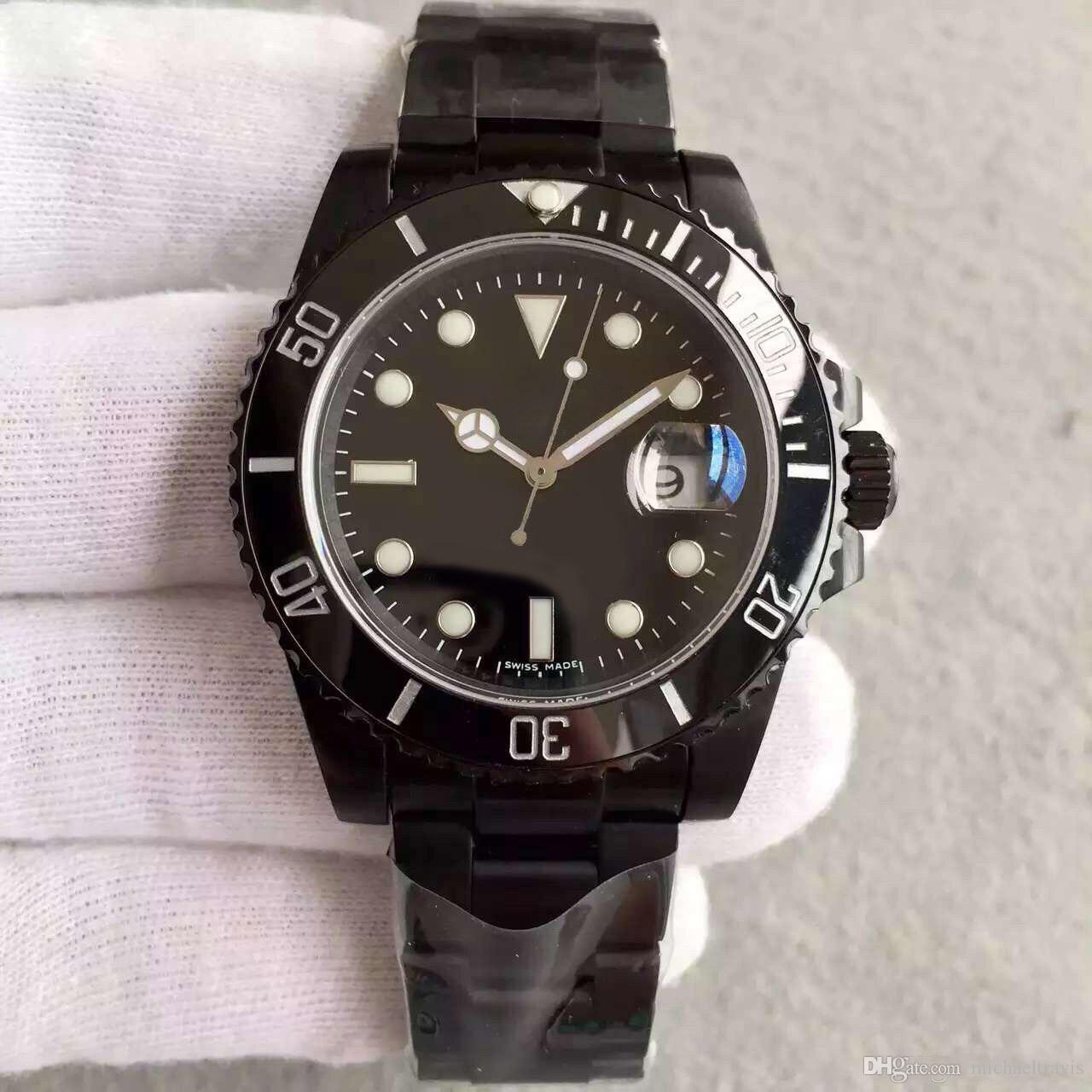 Watch 40MM Classic SUB Series Banford all Black High Quality 2813 Automatic Movement Sapphire Glass Original Folding Buckle, Make waterproof 50m
Watch 40MM Classic SUB Series Banford all Black High Quality 2813 Automatic Movement Sapphire Glass Original Folding Buckle, Make waterproof 50m