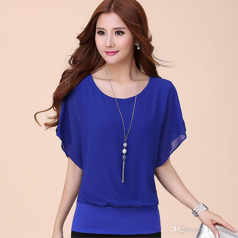 2020 plus size Blouse Women Tops feminine blouse Summer Chiffon Casual Shirts Ladies Shirt Clothing For Women Tops