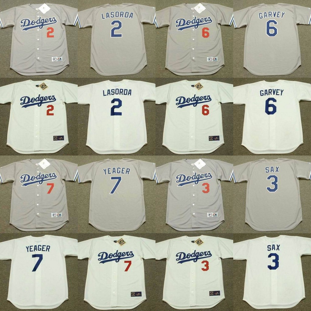 Los Angeles 2 LASORDA 3 STEVE SAX 6 STEVE GARVEY 7 STEVE YEAGER 10 RON CEY 14 MIKE SCIOSCIA 15 DAVEY LOPES Throwback Baseball Jersey, Black
Los Angeles 2 LASORDA 3 STEVE SAX 6 STEVE GARVEY 7 STEVE YEAGER 10 RON CEY 14 MIKE SCIOSCIA 15 DAVEY LOPES Throwback Baseball Jersey, Black