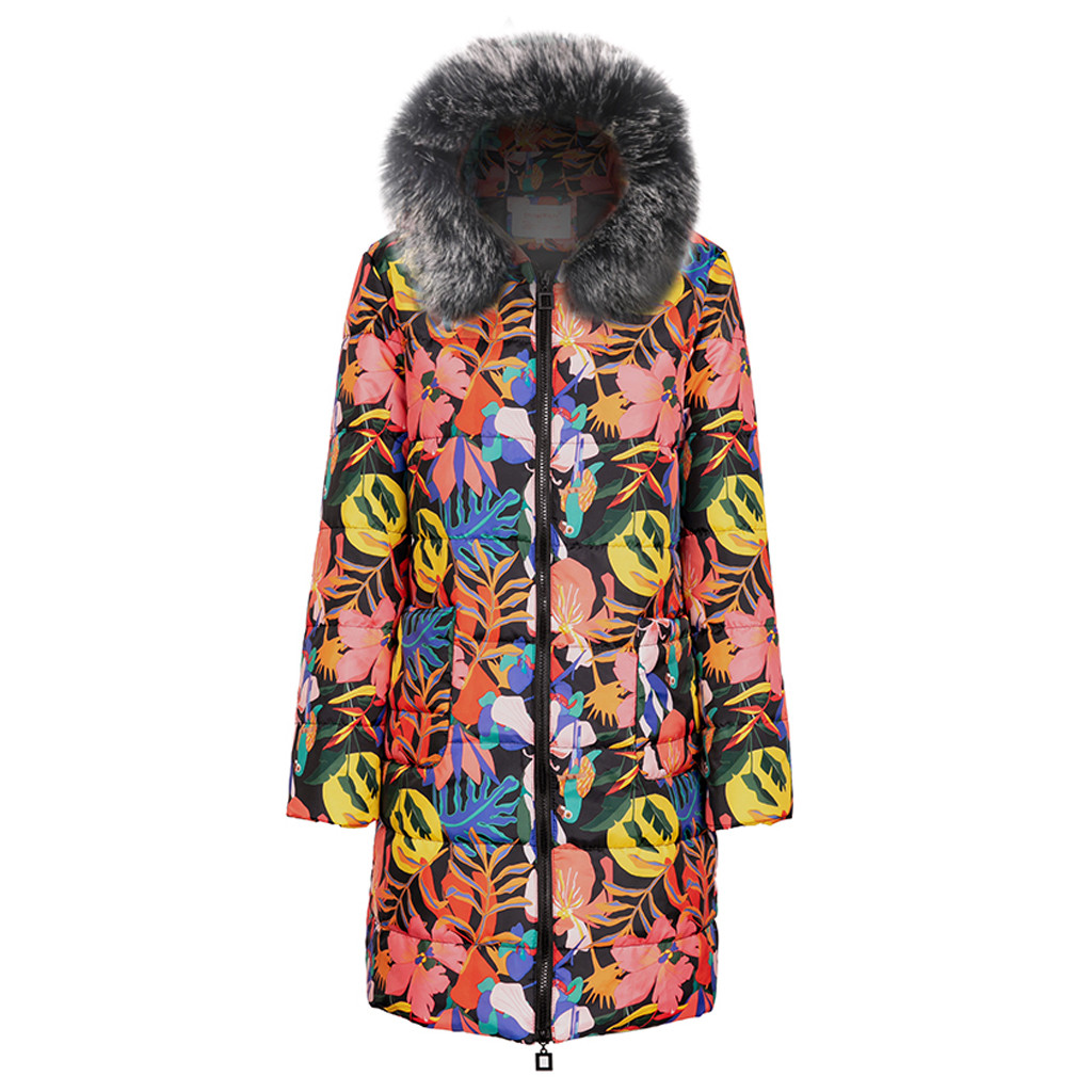 Printed coat Women Autumn Winter 2019 Fashion Female Long Down Cotton Ladies Hooded Coat Quilted Outwear manteau femme hiver, Gray
Printed coat Women Autumn Winter 2019 Fashion Female Long Down Cotton Ladies Hooded Coat Quilted Outwear manteau femme hiver, Gray