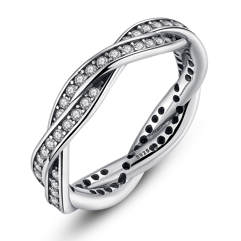 Cluster Rings Qikaola 100% 925 Sterling Silver Ring For Women With Clear CZ Authentic Twist Of Fate Stackable Twisted R7116
Cluster Rings Qikaola 100% 925 Sterling Silver Ring For Women With Clear CZ Authentic Twist Of Fate Stackable Twisted R7116