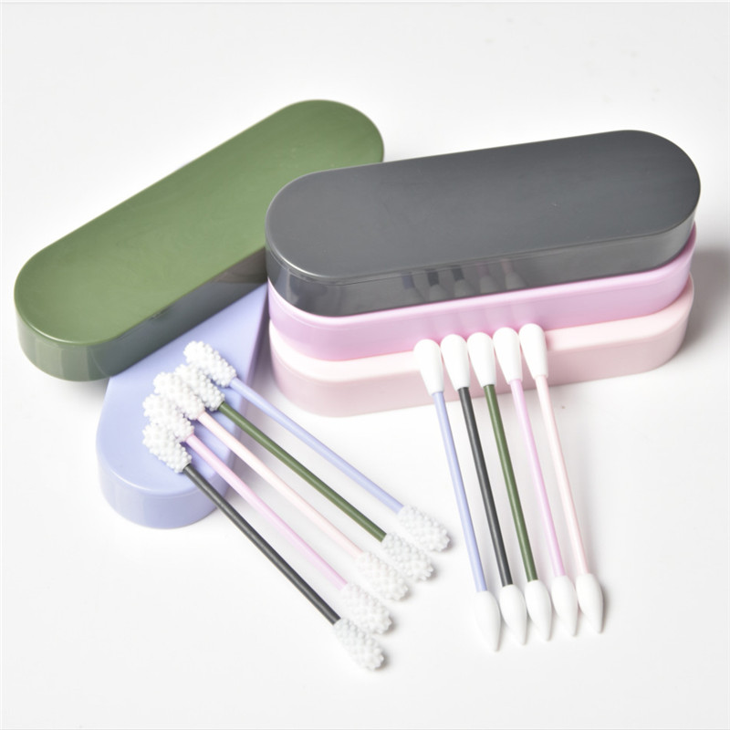 Silicone Cotton Swab Ear Eye Cleaning Washable Makeup Swabs Soft Flexible Reusable Makeup Tools Set
Silicone Cotton Swab Ear Eye Cleaning Washable Makeup Swabs Soft Flexible Reusable Makeup Tools Set
