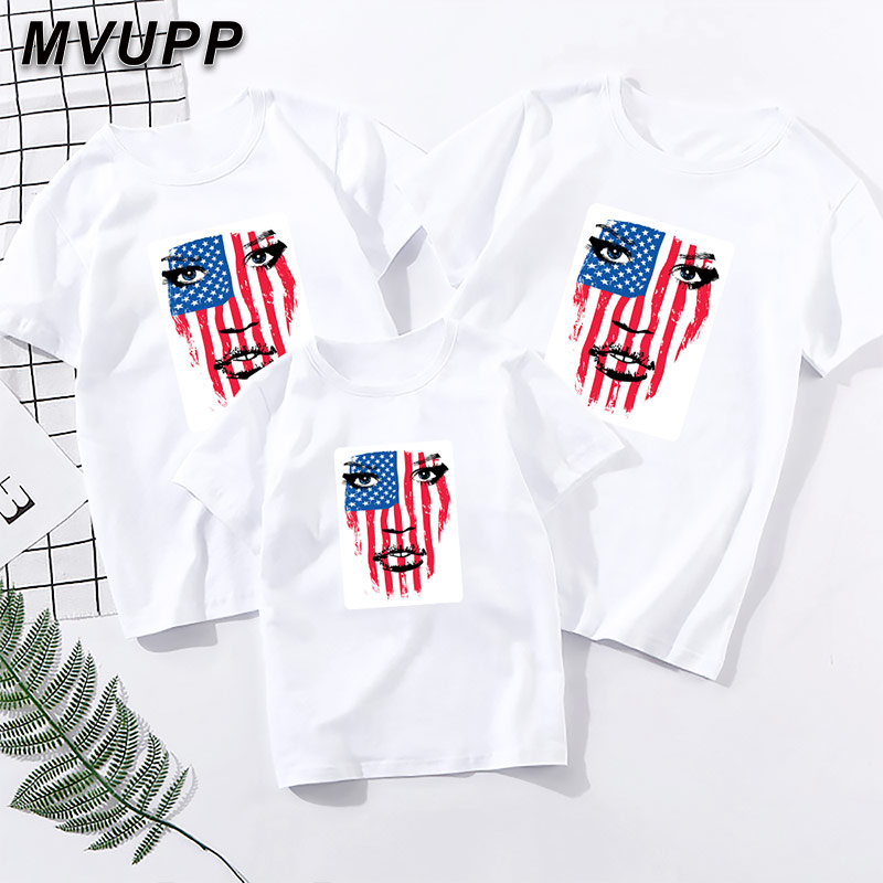 mother and baby girl matching outfits family clothes mommy boys daddy new patchwork America short tshirt father son white sleeve
mother and baby girl matching outfits family clothes mommy boys daddy new patchwork America short tshirt father son white sleeve