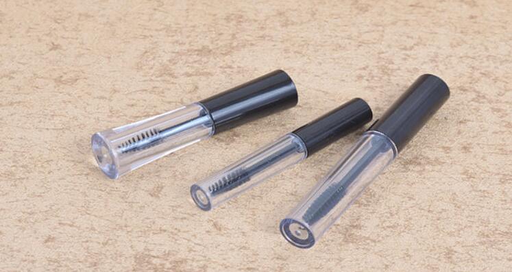 Empty Black Eyelash Tube Mascara Cream Vial Container 1ml 2ml 3ml 10mL Fashionable Refillable Bottles Makeup Tool Accessories