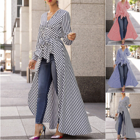 New Spring Autumn Women Blouse Black Strips V-Neck Long Sleeve Work Shirts Women office Tops Striped Blouse for Business
New Spring Autumn Women Blouse Black Strips V-Neck Long Sleeve Work Shirts Women office Tops Striped Blouse for Business